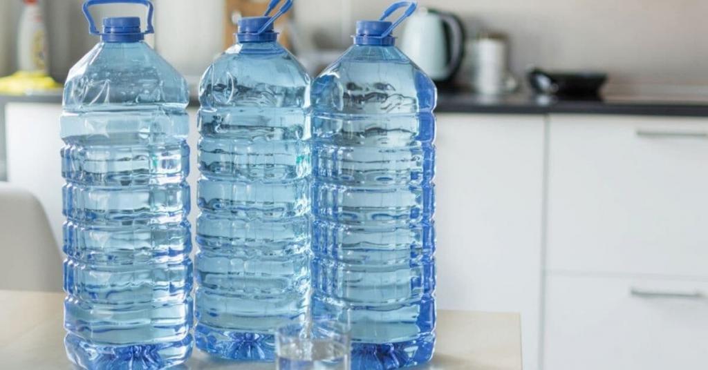 plastic water jugs